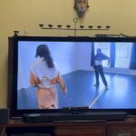 Rutina Wesley Instagram – One more BTS from #HowSheMove….forgive me for taping my tv but it’s a very old dvd lol. This was my solo dance called “Raya letting off steam” that didn’t make the final cut. Next to me is one of my dance doubles Olissa. Loved working with her, she kept me on my toes, she had so much groove and made me look good lol.