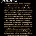 Rutina Wesley Instagram - 🙏🏿🙏🏿🙏🏿Repost from @sagaftra • THE #SagAftraStrike IS OVER. Dear #SagAftraMembers: We are thrilled and proud to tell you that today your TV/Theatrical Negotiating Committee voted unanimously to approve a tentative agreement with the AMPTP. As of 12:01am PT on November 9, our strike is officially suspended and all picket locations are closed. We will be in touch in the coming days with information about celebration gatherings around the country. In a contract valued at over one billion dollars, we have achieved a deal of extraordinary scope that includes "above-pattern" minimum compensation increases, unprecedented provisions for consent and compensation that will protect members from the threat of AI, and for the first time establishes a streaming participation bonus. Our Pension & Health caps have been substantially raised, which will bring much needed value to our plans. In addition, the deal includes numerous improvements for multiple categories including outsize compensation increases for background performers, and critical contract provisions protecting diverse communities. We have arrived at a contract that will enable SAG-AFTRA members from every category to build sustainable careers. Many thousands of performers now and into the future will benefit from this work. Full details of the agreement will not be provided until the tentative agreement is reviewed by the SAG-AFTRA National Board. We also thank our union siblings -- the workers that power this industry -- for the sacrifices they have made while supporting our strike and that of the Writers Guild of America. We stand together in solidarity and will be there for you when you need us. Thank you all for your dedication, your commitment and your solidarity throughout this strike. It is because of YOU that these improvements became possible. In solidarity and gratitude, Your TV/Theatrical Negotiating Committee