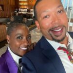 Rutina Wesley Instagram - One of my favorite people @malachirivers. Thanks for sharing this amazing day with me. I love you the long way. #HeirsofAfrika