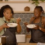 Rutina Wesley Instagram - Grandma’s recipe never misses. Rutina and @thechefalisa bring us a collard greens recipe that will warm your soul. #SoulFoodHulu