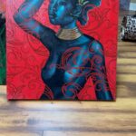 Rutina Wesley Instagram - Ru’s 40-Fine was lit! My Muses @iam.muse and @j.muse had such a beautiful surprise for me….these gorgeous pieces of their artwork. I was really caught off guard and couldn’t stop the tears from flowing. I love you both deeply. Not enough words to say, thank you. 💜💜💜