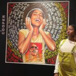 Rutina Wesley Instagram - My New Artwork titled “My Cherie Amour” by @b_art1 that I am in love with. I’ve always been a Stevie Wonder fan and this piece from an @artmelanated exhibit is so beautiful. Can’t wait until she’s home. Isn’t she lovely? 🎵🎵 Thank you @solaponte for all your help with acquiring this piece. So excited!!!