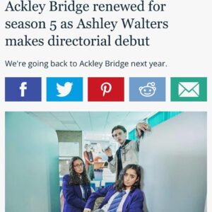 Ryan Dean Instagram - So the rumours are true!! We are back to #ackleybridge for a another series (S5) 🤯 
Who is excited?!? Drop your comments below!🔥

Got to say a massive thank you to @channel4 & @revolutiontalent_ @theforge_drama