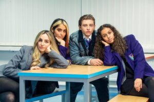 Ryan Dean Instagram - Some shots from Ackley Bridge S5!! What’s y’all favourite episode? 
Last TWO episodes tonight! 🔥 Don’t miss it 👀

#ackleybridge #ryandean