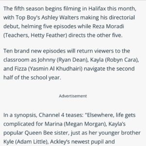 Ryan Dean Instagram - So the rumours are true!! We are back to #ackleybridge for a another series (S5) 🤯 
Who is excited?!? Drop your comments below!🔥

Got to say a massive thank you to @channel4 & @revolutiontalent_ @theforge_drama