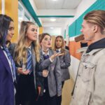 Ryan Dean Instagram - Pictures from Ackley Bridge S4! 📽BTS coming tomorrow so keep posted! . . . Ackley Bridge series 4 on @channel4 6:00pm!✏️📚 . . . . #ackleybridge #ackleybridgeseason4 #johnny #chanel4