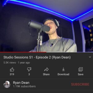 Ryan Dean Instagram - 96% of ya’ll wanted my Studio Freestyle out on the streaming platform so here you go! Studio Freestyle will be out Friday 26th!

I am going to try get all my old music out real soon, music going back about 2 years. So ya’ll can really hear my journey not only as a artist but as a producer and mix a master engineer. If I am not on set I am in my studio, constantly working, I am only wanting to grow and provide ya’ll with real and good content! Massive love to all the supporters! #appriciate #allthelove 
.
.
.
.
.
.
@dreamviewproduction #newmusic #studioflow #studiofreestyle #newsingle