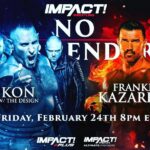 Ryan Parmeter Instagram - It’s all part of the design! @codydeaner @alan_v_angels @officialcallihan #konsequences #design #family #impact #impactwrestling #cleanse Posted @withregram • @impactwrestling BREAKING: The Design's Kon will face Frankie Kazarian at #NoSurrender on February 24 from Sam's Town in Las Vegas! Get tickets at the link in our bio!