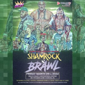Ryan Parmeter Instagram - PRESS RELEASE: ALW Atomic Legacy Wrestling is excited to announce our 8th Annual "ShamROCK N Brawl" is taking place Friday March 29th at the Space Coast Convention Center in Cocoa Florida! This event will feature a night if action featuring several of our friends from TNA Wrestling Including: ABC Chris Bey & Ace Austin (TNA World Tag Team Champions), BIG KON & AJ FRANCIS! Plus the debut of former WWE Superstar EUGENE and all your faborite ALW stars! Tickets are ON SALE NOW at the link below:

https://www.eventbrite.com/e/alw-shamrock-n-brawl-8-tickets-820171885187?aff=oddtdtcreator