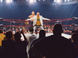 Ryan Parmeter Instagram - Deaner leads Big Kon into a battle by design to face Eric Young on the second night of Impact Wrestling presents "Chicago Heat" at the Cicero Stadium. From July 30, 2023.

The match airs on the 996 episode of Impact Wrestling, available on AXS TV (🇺🇸)

📸: Cheapheat Spotfest 
@nathynwithay

#ImpactWrestling #Wrestling #ProWrestling #Chicago