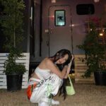 Ryu Won Instagram - Day3 awfit🤍🧡 . . . . . . . . . . 🤍🧡Ryuwon18 (18%off)🧡🤍 @capeclique Coachella, California