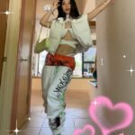 Ryu Won Instagram - Day3 awfit🤍🧡 . . . . . . . . . . 🤍🧡Ryuwon18 (18%off)🧡🤍 @capeclique Coachella, California