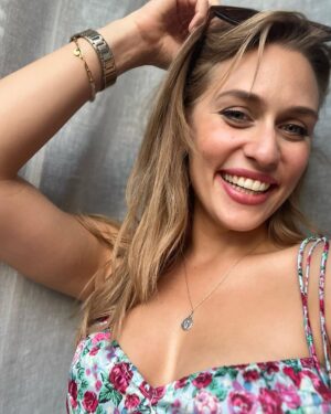 Sára Milfajtová Instagram - Seems to me like do I wear something else this summer?😅 #smile #is #the #real #musthave