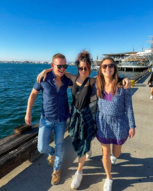 Sé Marie Instagram - weekend ingredients: one epic birthday party, sexy C-3PO, new friends, seals!, a mosh pit, renaming guest room lights, sake + cigars, and some cousin shenanigans of course. Thanks for the memories SD. 🌴🦭