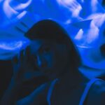 Sé Marie Instagram - alien light bath with @thoseinmotion