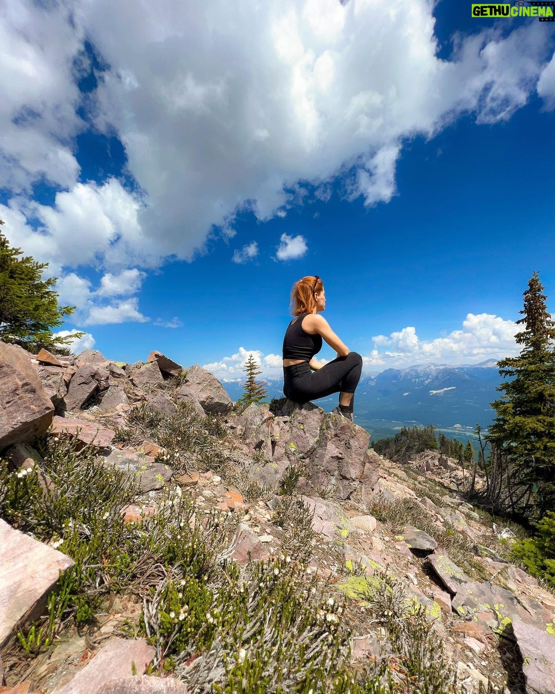 Sé Marie - 4.9K Likes - can we just appreciate Mother Nature for a second?? from my camera roll this past weekend:
1. strawberry full moon over the Rockies 🍓
2. I live here now
3. Golden, British Columbia
4. it took a half day to hike/rock climb to this small slice of heaven
5. remembering to breathe 😍
6. Lake Louise, Banff, BC
7. @kickinghorsemtn
8. got a little lost but I liked it
9. stayed a little lost bc I liked it