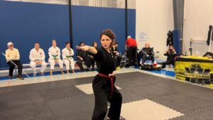 Sé Marie Instagram - when I was invited to compete in my first ever karate tournament this week, my literal response was: “that idea absolutely terrifies me… so I suppose I have to do it” 🤓 

incredibly proud of this team!! @usaprokarate #kumiteclassic