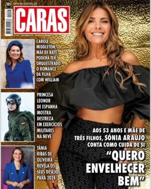 Sónia Araújo Instagram - Obrigada @carasportugal 
Foto: @joaolima2008 
Make-up: @carinaquintiliano 
Styling: @patepinto 
@glam.celebrity
