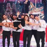 Sónia Araújo Instagram - O Circo de Natal da @rtppt !!!!! Obrigada queridos bailarinos por me fazerem voar! Este ano dancei e cantei💃🎤 É um momento mágico poder ver as caras da Rtp neste registo de espectáculo e natalício! Obrigada @joaolopes_artist , @adrianasequeiira , @estacio.mafalda, @taniaribas , @vanessaoliveiraofficial