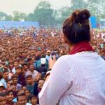 Saayoni Ghosh Instagram – With the folks of Harishchandrapur, at Malda! ✨🙏🏻😎