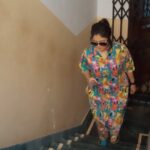 Saayoni Ghosh Instagram – Flaunting the Exclusive #CartoonMelange co-ord set by @shubhadesignstudio courtesy @shubha.mitra @mullickpunam