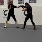Sabina Mazo Instagram – Drills with the violent queen @arianelipski 👑 

#mma #striking #mmagirls #training