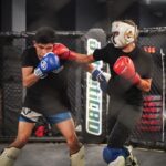 Sabina Mazo Instagram - Old ones but good ones! #sparring #mma #quecascadamedieron Thank you @vincetheanomaly for the pictures