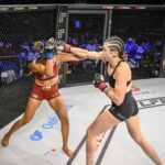 Sabina Mazo Instagram - I want more 👊🏻🩸 … … What’s next!?? @lfafighting @blackhousemma @drjasonpark @boltwrestling @leowsouza1 #whatsnext #mazo2.0 #mma #california #usa #colombia