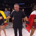 Sabina Mazo Instagram - @SabinaMazo derrota Sandra Lavado via Decisão Unânime (49-46, 50-45, 49-46) se tornando a mais nova Campeã Mundial Peso Mosca do @LFAfighting! 🏆 #LFA164: #ElPaso, #TX. | #𝐚𝐧𝐝𝐍𝐄𝐖 🇨🇴 Southwest University Park