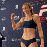 Sabina Mazo Instagram - On weight and ready for tomorrow. Thank you everyone that made this possible. @blackhousemma @lfafighting @jorgeguimaraes @drjasonpark @leowsouza1 @boltwrestling @pieralafiera @jacqueline.cavalcanti @rogeriocamoes @catiaclaro_nutri @fitness.ledesma @checkmathq @gonorrio1 @claraisaza1 @readyfitgo_cali @tru_md @rancho_meladuco_date_farm #gracias #mañanaeseldiaparabrillar #lfachamp - - Gracias a todos por el apoyo y a todos los que hicieron parte de este proceso. Mañana es el día para brillar y darlo todo. Nos vemos pronto 🏆