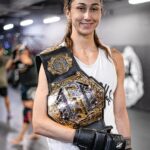 Sabina Mazo Instagram - Our newest @lfafighting champion just got home with her belt and is already back in training. We have more camps and more victories to get after, and she’s not the kind of girl to sit out when there is work to be done. There’s no one who deserves this belt more than @sabinamazo Congratulations champ. 📸: @emilsmarie ______________________________ Nossa mais nova campeã @Ifafighting acabou de chegar em casa com seu cinturão e já está de volta aos treinos. Temos mais acampamentos e vitórias para buscar, e ela não é o tipo de garota que fica de fora quando há trabalho a ser feito. Não existe ninguém que mereça mais esse cinturão do que @sabinamazo. Parabéns, campeã. ‌ #BlackHouseMMA #LFAfighting #LFAchampion #flyweightchamption #womensflyweight #125champion #worldchampion #championshipbelt #fightlikeagirl #womenwhofight #girlfighter #muaythai #boxing #combatsports #mma #mmagym #wrestling Black House MMA