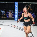 Sabina Mazo Instagram - @SabinaMazo derrota Sandra Lavado via Decisão Unânime (49-46, 50-45, 49-46) se tornando a mais nova Campeã Mundial Peso Mosca do @LFAfighting! 🏆 #LFA164: #ElPaso, #TX. | #𝐚𝐧𝐝𝐍𝐄𝐖 🇨🇴 Southwest University Park