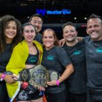 Sabina Mazo Instagram - #LFA164 Results: @SabinaMazo def. Sandra Lavado via Unanimous Decision (49-46, 50-45, 49-46) to become the #andNEW LFA Women's Flyweight World Champion. 🏆 #LFA164 | #ElPaso, #Texas | @UFCFightPass Southwest University Park