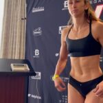 Sabina Mazo Instagram - On weight and ready for tomorrow. Thank you everyone that made this possible. @blackhousemma @lfafighting @jorgeguimaraes @drjasonpark @leowsouza1 @boltwrestling @pieralafiera @jacqueline.cavalcanti @rogeriocamoes @catiaclaro_nutri @fitness.ledesma @checkmathq @gonorrio1 @claraisaza1 @readyfitgo_cali @tru_md @rancho_meladuco_date_farm #gracias #mañanaeseldiaparabrillar #lfachamp - - Gracias a todos por el apoyo y a todos los que hicieron parte de este proceso. Mañana es el día para brillar y darlo todo. Nos vemos pronto 🏆