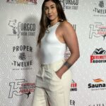 Sabina Mazo Instagram - @fightersonlymag & @worldmmaawards red carpet! Thanks for honoring the fighters and the whole fighting community. 👏🏻 Last picture with the gang 🩶