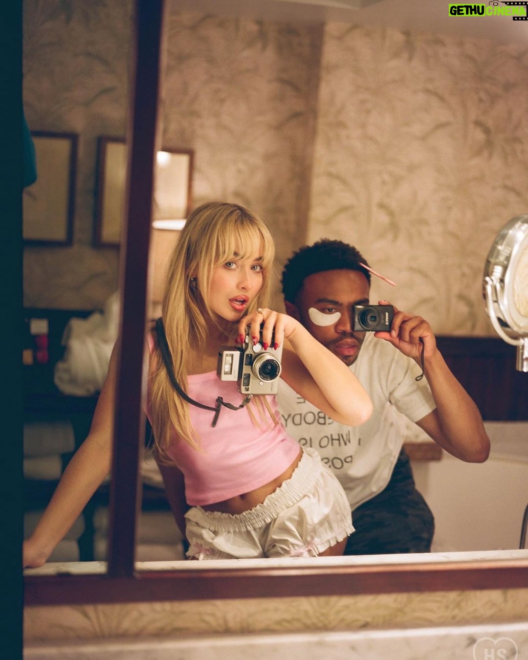 Sabrina Carpenter Instagram - happy valentine’s day from ya boys đŸ’˜ @kevinabstract @highsnobiety