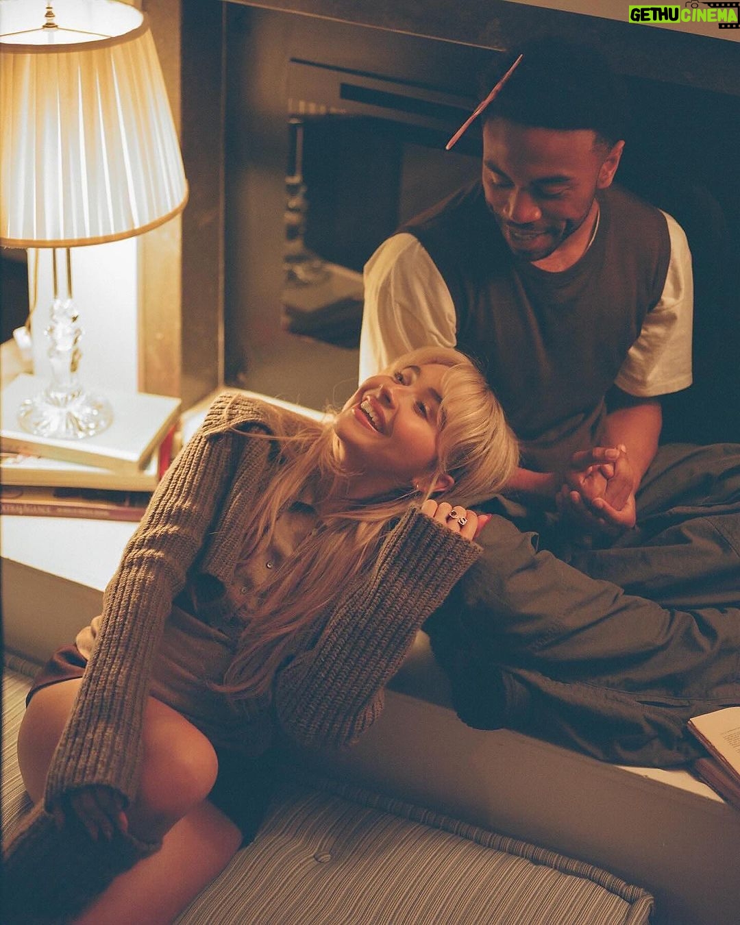 Sabrina Carpenter Instagram - happy valentine’s day from ya boys đŸ’˜ @kevinabstract @highsnobiety