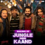 Sachin Sanghvi Instagram – Madness, music & frolic – Here’s everything that went behind the most Junglee dance song of the year! 💥

#JungleMeinKaand making out now.

#Bhediya

@varundvn @kritisanon @deepakdobriyal1 @nowitsabhi @paalinkabak @amarkaushik #DineshVijan @nirenbhatt @jigarsaraiya @sachinjigar @vishaldadlani @sukhwindersinghofficial @siddharthbasrur @amitabhbhattacharyaofficial @piyush_bhagat @shaziasamji @maddockfilms @officialjiostudios @zeemusiccompany