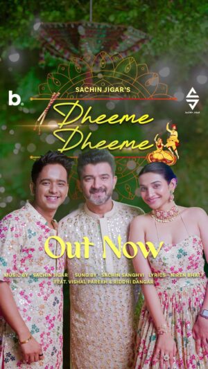 Sachin Sanghvi Instagram - Our latest Navratri song - ‘Dheeme Dheeme’ is out now

Navratri, for us, is not just a festival but an emotion deeply connected to our heritage. ‘Dheeme Dheeme’ is our ode to this beautiful tradition, crafted with love for all of you. The music video promises to take you on a vibrant journey through the heart of Gujarat’s most beloved festival. Dive in, celebrate with us, and let’s make this Navratri unforgettable! 🎶 

Ane haan, puru experience mate, link in bio ma click karo. Dekho ane anand lo! 

#DheemeDheeme

@soulfulsachin @jigarsaraiya @sachinjigar @nirenbhatt @vishal_d_o_p @_riddhidangar @romilved @iammadhardik @music_talentmgr @pratik_peejay @navrangshaileegarbaacademy @sujan_shah93 @saparikh91 @jigyam @tamraa.bespokejewelry @aesha.desaii @heenal_dave @sandip_trivedi07 @believeasd

#sachinjigar #navratri #outnow