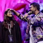 Sachin Sanghvi Instagram – Thankyou @mithibaikshitij for giving a father the unforgettable joy of watching his #laadki 🤍 shine 🌟 ! Ofcourse it was super fun performing for what I think is the coolest college fest in town ! What spectacular organisation and production done by the college kids and @mithibai.ac should be proud of that. @campussevents @campusmusicfestival_cmf . #kshitij #kshitij2023
As usual stellar pictures by @karanghodapictures @karanghoda Mithibai College Of Science, Arts & Commerce