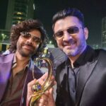 Sachin Sanghvi Instagram - Thank you @zeecineawards @maddockfilms @amarkaushik @amitabhbhattacharyaofficial #bhediya #bestbackgroundscore #moststreamedalbumoftheyear #teamsachinjigar @ericpillai @boloydoloi All the Singers All the musicians And all you fans