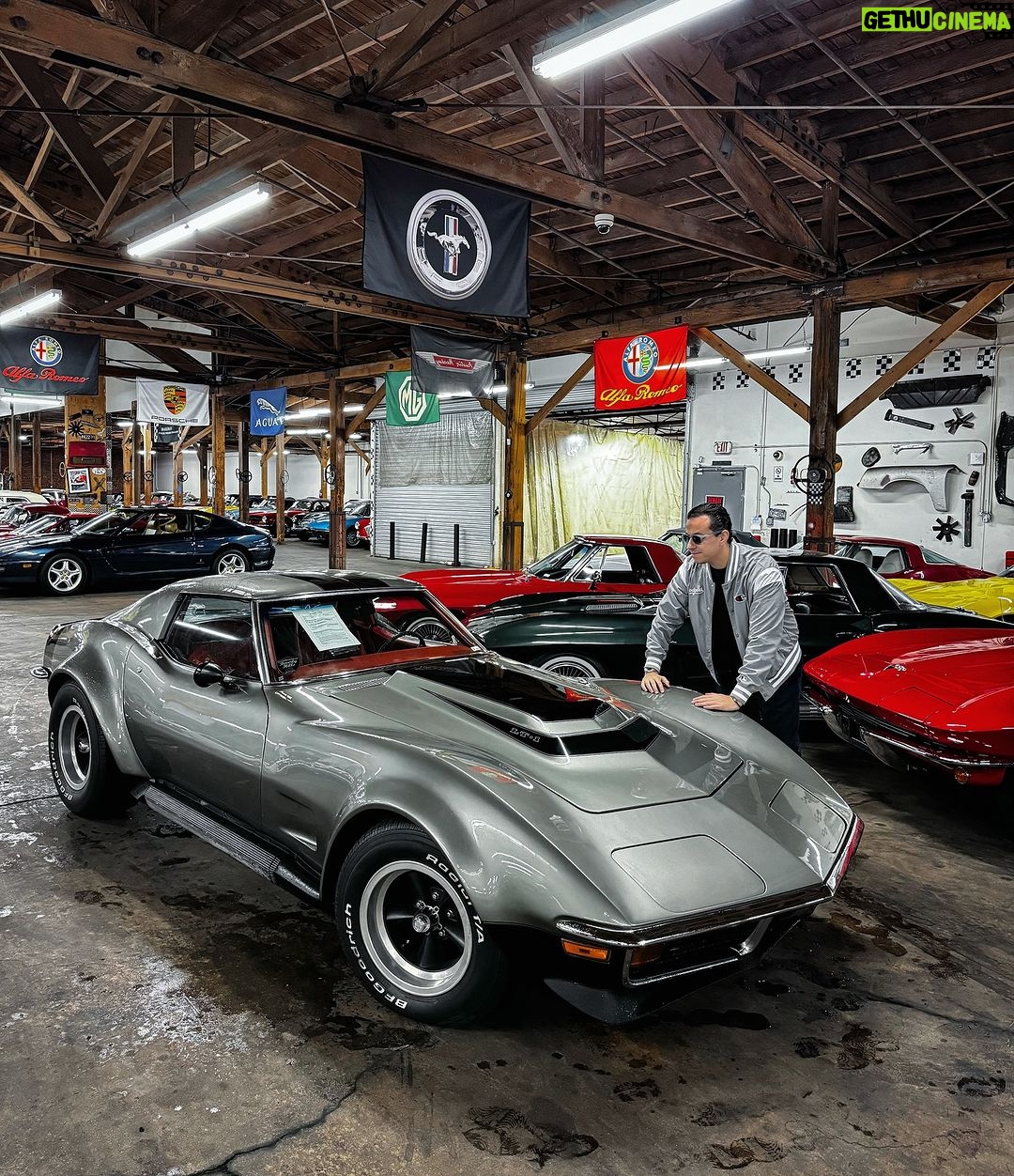 Sadri Skander Instagram - Love 🩶 #corvettec3 1972 Beverly Hills Car Club