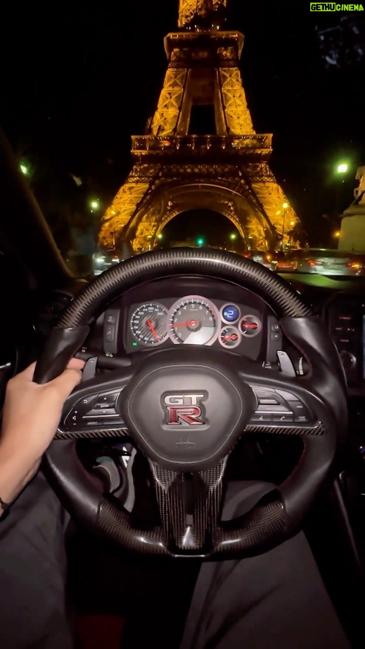 Sadri Skander Instagram - Like a Dream ✨ Dream Car Dream City . . #gtr #nissan #nissanskyline #nissangtrr35 #paris Paris, France