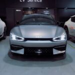 Sadri Skander Instagram - 🇹🇳 L’impressionnante EV6 GT Line est déjà chez @kia_tunisie… 100% ⚡️ À partir de 225 000 DT, plusieurs motorisations, finitions, 4x2 ou 4x4. Commercialisation prochaine. . #kia #ev6 #kiaev6 Tunisia