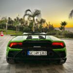 Sadri Skander Instagram - Enfin là 🇹🇳 Huracan EVO préparée par Novitec 🤤🔥📸 @amlocationprestige the best, la couleur !!! 💚 #shooting #lamborghini #huracan #novitec #huracanevo Four Seasons Hotel Tunis