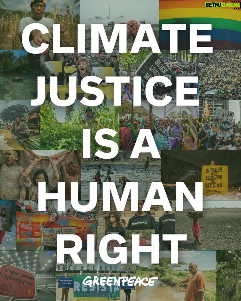 Saffron Burrows Instagram - Today is #internationalhumanrightsday Today we acknowledge that #climatejustice is a human right, that everybody deserves access to clean air & water and that pollution of any kind has no place in any community. Support #greenpeace @greenpeaceusa @greenpeace @greenpeaceuk End #environmentalracism