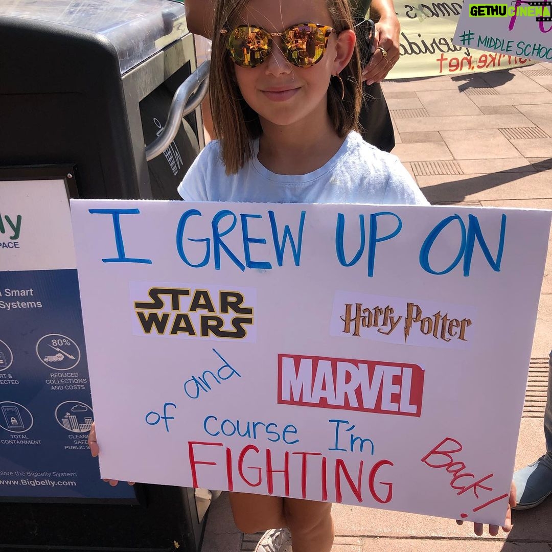 Saffron Burrows - 1.1K Likes - #climatestrike #fridaysforfuture #youth downtown LA