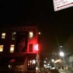 Saffron Burrows Instagram - ... Brooklyn last night, outside Amazon party @mitjamazon