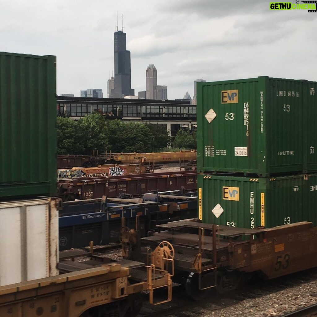 Saffron Burrows Instagram - Day 2....train ride to New York, Chicago arrival @mitjamazon #mozartinthejungle