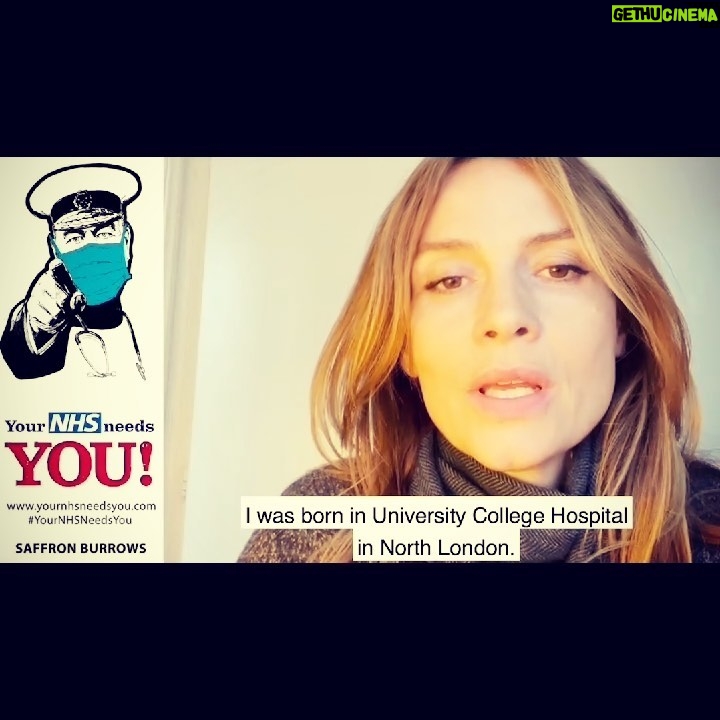 Saffron Burrows Instagram - I ❤️ the NHS. @yournhsneedsyou #yournhsneedsyou